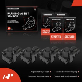 A-Premium 4-PC Reverse Backup Parking Assist Sensor Compatible with Select Lexus & Toyota Models - RX350 2013-2015, RX450h 2013-2015, Venza 2013-2015, GX460 2013-2015, Replace# 8934106030, 8934133260