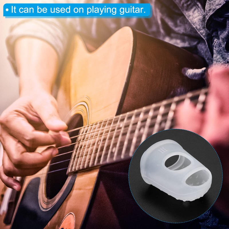 PATIKIL Inner Diameter 21.5mm Silica Gel Fingertip Protector Rubber Fingertip