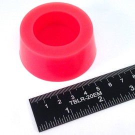 (1) 2 1/8" x 2 1/2" #12 High Temp Silicone Rubber Tapered Stopper Plug Powder Coating Paint Masking