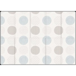 Parklon Silky Portable Play Mat - Vintage Blue Spot