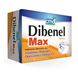 Dibenel Max Multivitaminico, Quercitina, Omega C/30 Cáps Cmd