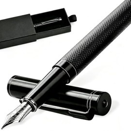 Juego de Pluma Estilográfica, Pluma Estilográfica Ultra Elegante con Caja                                                                             