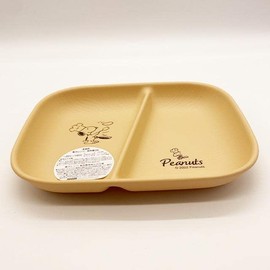 Marimo Craft SPSJ-1018 Snoopy Square One Plate S Cook Pattern W 8.4 x H 1.2 x D 6.7 inches (21.4 x 3 x 17 cm)