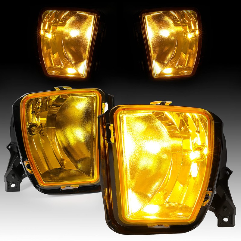 KUAFU Fog Light Lamp Compatible with 2013-2018 Dodge Ram 1500