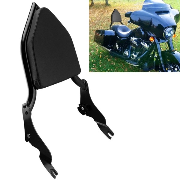 FZHMT Tall Backrest Sissy Bar For Harley Touring Electra Glide