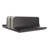 Vertical Laptop Stand 2 Slots Anodized Aluminium Alloy Adjustable Space