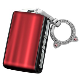 ontto Key Fob Case Dazzling Car Key Protector Fit for Volvo XC90 XC60 XC40 S60 S90 V60 V90 Polestar 1 Polestar 2 Smart Remote Resin Key Cover Key Skin Red