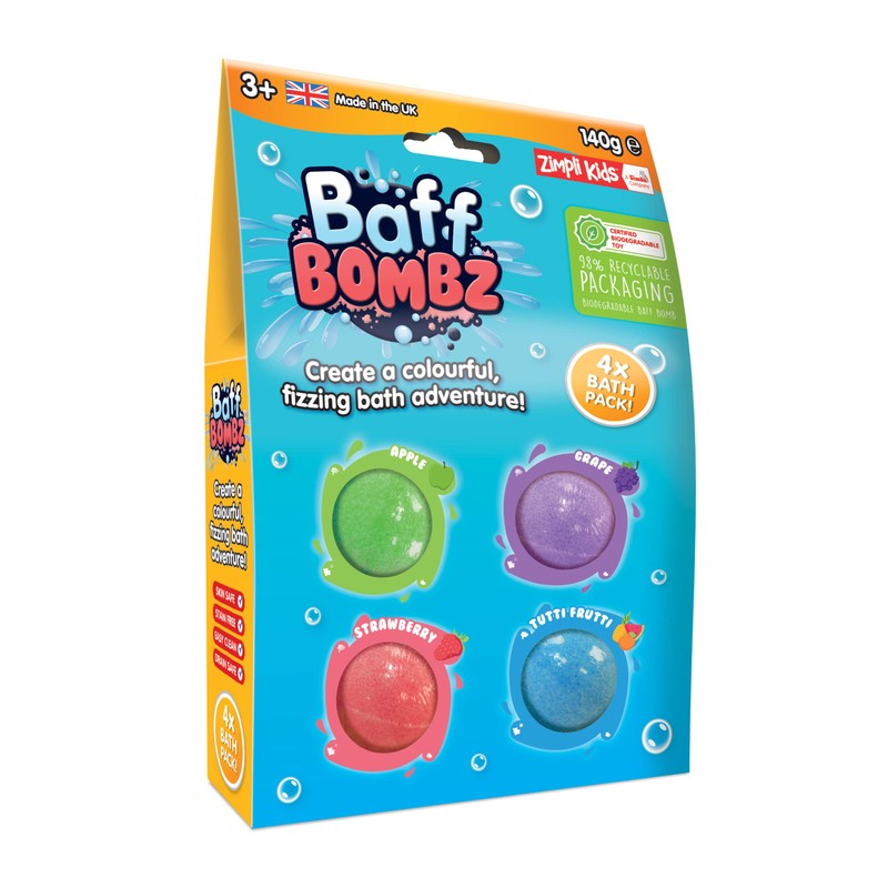 12 x Bath Bombs by Zimpli Kids, Create a Bubbly