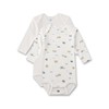 Sanetta Baby Boy Bodysuit, White Pebble
