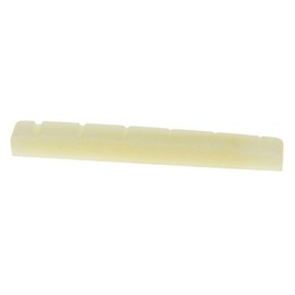 KAISH 43mm Unbleached Pure Bone Nut Guitar Slotted Bone Nut fits Strat Tele 43x3.5mm