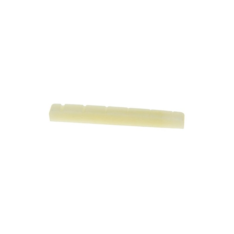 KAISH 43mm Unbleached Pure Bone Nut Guitar Slotted Bone Nut