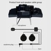 Motorcycle Helmet Bluetooth Headset Waterproof Bluetooth 5.0 Motorcycle Intercom Riding