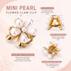 24 Pcs Small Pearl Hair Clips for Women Girls, Mini