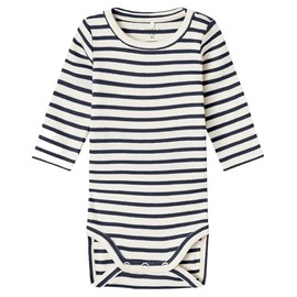 NAME IT Unisex Baby Nbnbani LS Body Noos Long Sleeve Bodysuit, Dark Sapphire