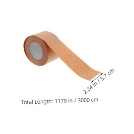 SHOWERORO Packaging Reinforcement Tape 3 Rolls of Paper Tape High Viscosity Tensile Strength for Box Sealing