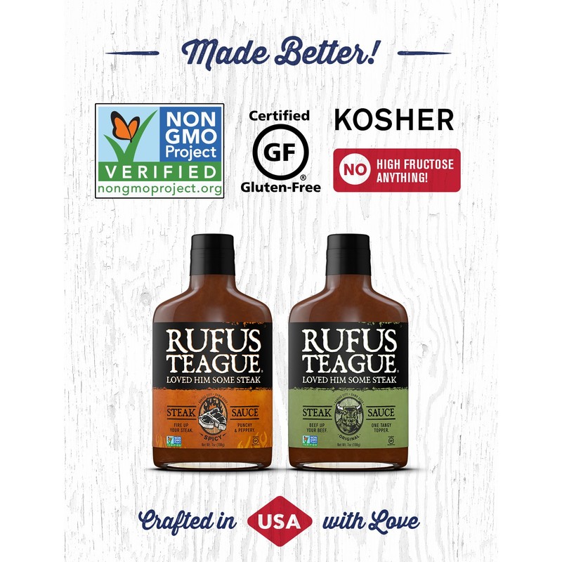 Rufus Teague - Spicy Steak Sauce - Premium Steak Sauce