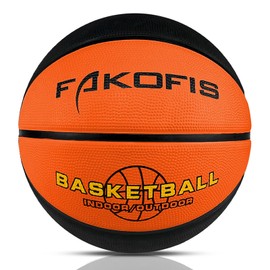 FAKOFIS Kids Basketball Size 3(22"),Youth Basketballs Size 5(27.5") for Play Games Indoor Backyard,Outdoor Park,Beach & Pool