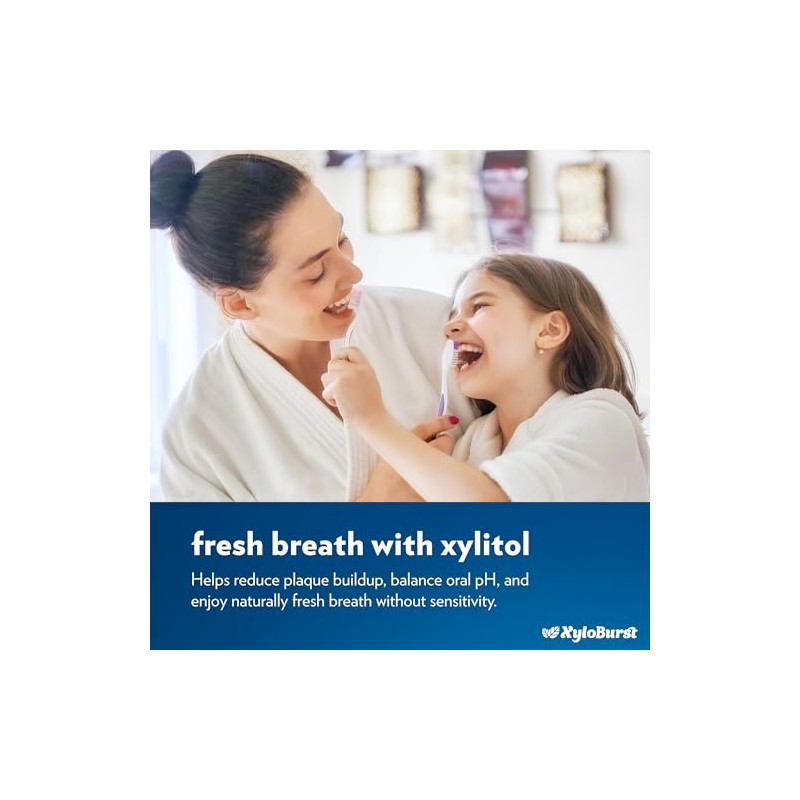 XyloBurst Hydroxyapatite Toothpaste with Xylitol - Fluoride-Free Hydroxyapatite Toothpaste, SLS-Free,