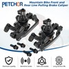 PETCHOR Mechanical Disc Brake Set, 1 Pair Front & Rear