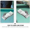 Sosoport Snooker Pool Chalk Holder Clamp Magnetic Billiard Accessory Metal