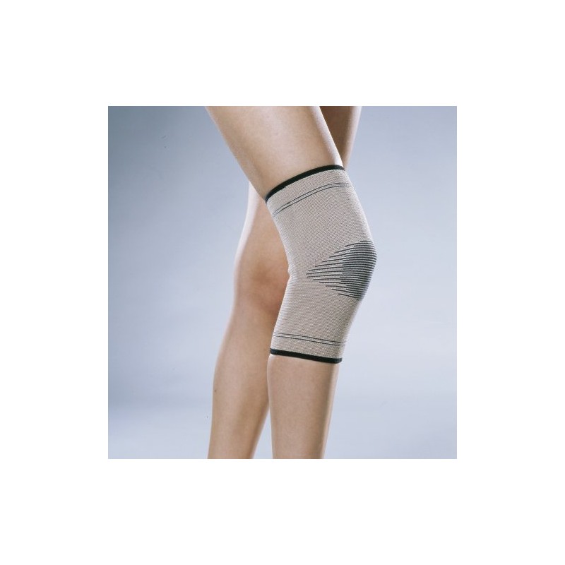 Mikros Bamboo Fleece Knee Compression Brace, Size Large (Circumference Knee