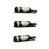 DanDiBo Wine Holder Metal Black Set of 3 Wine Rack