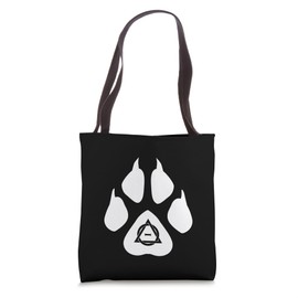 Therian fox paws symbol sign quadrobics otherkin Tote Bag