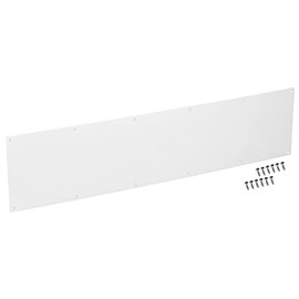 CQMMA Door Kick Plate 8" x 34" Suitable for 36" Doors, 12GA (5/64 inch) Thickness Al Alloy, White