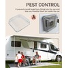 bylikeho RV Vent Cover,RV Furnace Vent Screen,Car Accessories 4.5x4.5x1.3” RV