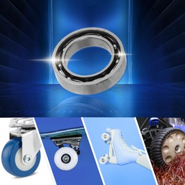 ACROPIX 1170 Deep Groove Ball Bearings Lubricated Bearings Open Type 7x11x2.5mm Silver Tone