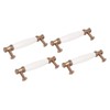 4 Sets Cabinet Door Handle Retro American Style Ergonomic Design