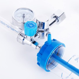 YH.YX11A Buoy Type Oxygen Inhalator Absorber Flow Meter Pressure Gauge Reducing Valve Regulator G5/8 BSPP