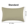 PiccoCasa Zippered Pillowcases, 100% Brushed Microfiber Polyester Pillow Case Cover,