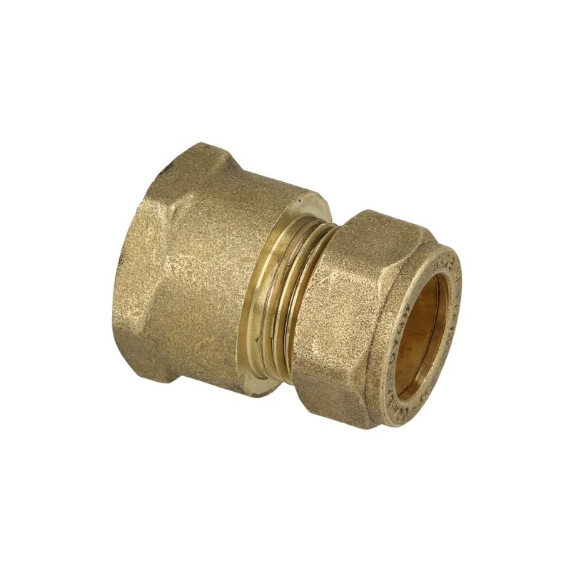 hep® 15mm Compression by 3/4" BSP Brass Female Iron Coupler