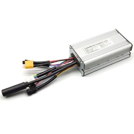 MUSELK EBike Controller KT（KUNTENG 36V/48V KT22A 9Tub Brushless DC Square Wave Controller fit 500W with Hall Hub Motor Electric Bicycle Modification Accessories, Large, red