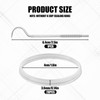 20 Pcs Silicone Gaskets with Circle Crochet for Keurig Stainless