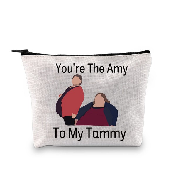 PXTIDY 1000 Pound Sisters Cosmetic Bag Amy and Tammy Fan