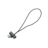 JCBIZ 5PCS Elastic Cable Tie Adjustable Button Tightening Strap 2.5mm