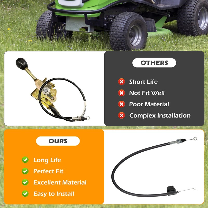 064-8057-17 Brake Cable Replacement for Bad Boy MZ/MZ Magnum Lawn