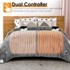 KOCASO Electric Heated Blanket King Size with Dual Controllers, 10