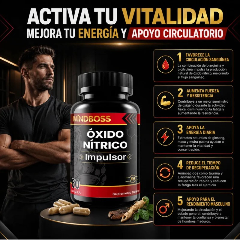 Windboss Pack Hombre Próstata Y Aminoácidos 120 Cápsulas