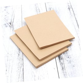 Tofficu 100 Sheets A5 Vintage Kraft Paper Letter Writing Paper Retro Stationery Set 21x15cm Smooth Writing for Letters Calligraphy Graffiti