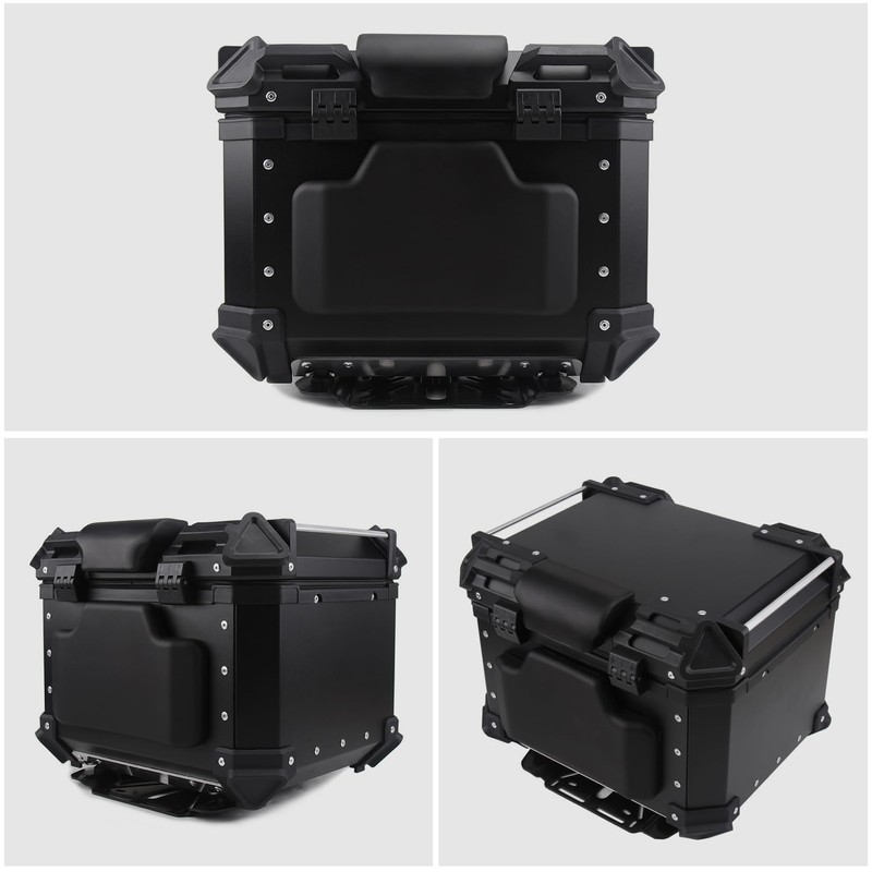 psler Motorcycle Top Box Back Support Cushion, Bike Back Box