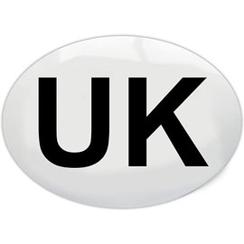 Simply Auto ST32 UK Magnetic Oval Car Plate - EU Travel Law