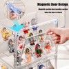 Display case for Figures with Light Adjustable Figure Display Shelf