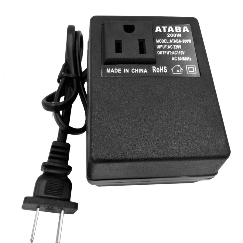 Intelligent Efficient Household 200W AC 220V To 110V Step Down
