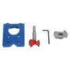 35mm Hinge Boring Jig Kit Hole Locator Red Drill Bit