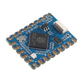 ZDE RP2040-Tiny Mini Development Board Based on Raspberry Pi Microcontroller RP2040 Dual Core Arm Cortex M0+ Processor with USB Port Adapter Board and FPC Cable Support C/C++ MicroPython Arduino