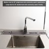 28'' Kitchen Faucet Absorbent Mat, Sink Splash Guard, Microfiber Faucet