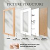 XUANLUO 1 Pack 10x8 Picture Frame,Natural Oak Wood Photo Frames